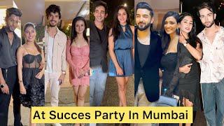 Couple Aishwarya Khare Rohit Mugdha Krishna Paras Mrinal Navell Baseer Ali AdrijaRoy At Sucess party