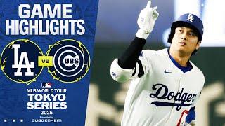 Dodgers vs. Cubs Tokyo Series Game Highlights (3/19/25) | MLB Highlights