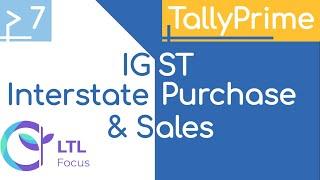 TallyPrime IGST in Malayalam |  Interstate Purchase & Sales Vouchers with GST| Tally Prime GST i