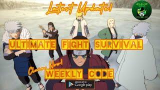 ULTIMATE FIGHT SURVIVAL New Redeem Code  November 15/2021 Claim now!! | Best Naruto RPG | IDLE