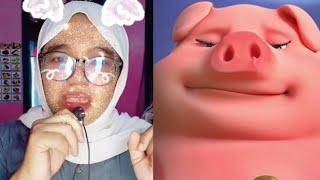 ADA MONSTER BABI GEDE BANGET | DUBBING LUCU GADIS NAURA OFFICIAL #shorts #lucu #viral