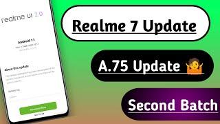  Android 11 : Realme 7 Realme UI 2.0 Update Date  ~ Realme 7 Android 11 Update ~ Realme 7 Update 