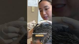 Dr. Parsa tries PRF to the Scalp for Hair Growth #prf #hairgrowth #hairgrowthtips #hairtherapy