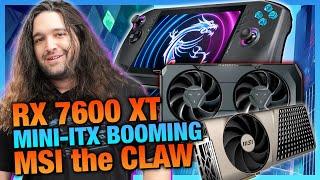 HW News - New AMD RX 7600 XT, MSI Founders Edition Alternative, The Claw Handheld