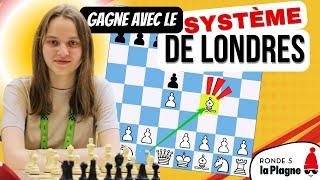 Système de Londres : Elle bat un MAÎTRE d'échecs avec UNE OUVERTURE SIMPLE !