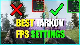 How to BOOST FPS in Escape from Tarkov! Uncap FPS + BEST SETTINGS for LOW END PC GUIDE!