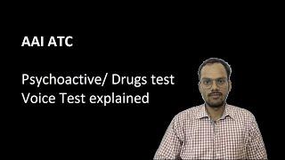 AAI ATC - Voice test and Psychoactive test explained