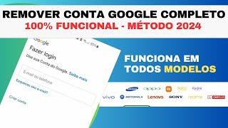 Programa para remover conta google de qualquer celular no PC Android 14 | Novo Método 2024#frp