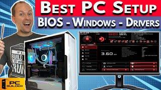  Get MAX FPS  How to Set Up PC After Build | Bios, Windows, Drivers | Best PC Setup