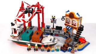 LEGO City Harbor with container ship fan review! Good builds & value, but incomplete | 60422