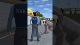 Tagia polisi didatangi monster mumi 3 #sakuraschoolsimulator #trending #gaming #trendingshorts