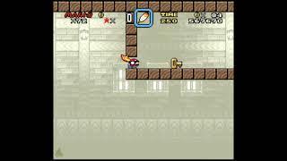 Valley Ghost House Key/Secret Exit (Cape Method) - Super Mario World 100% Walkthrough