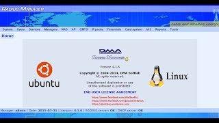 شرح تنصيب نظام راديوس مانجر 4.1 | how install DMA radius 4.1 on ubuntu