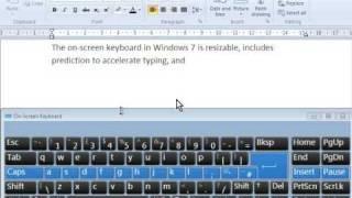 Windows 7 On Screen Keyboard