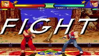 NICK54222 MUGEN: Ken Masters VS Terry Bogard