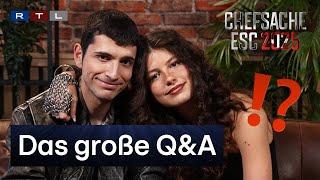 Unsere STARS für BASEL ABOR & TYNNA im großen Userfragen-Q&A  | Chefsache ESC 2025 