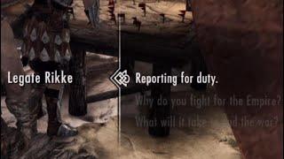 How I fixed Legate Rikke's reporting for duty bug in Skyrim