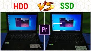 PREMIERE PRO SPEED TEST HDD VS SSD