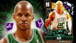 DARK MATTER RAY ALLEN GAMEPLAY!! WHY IS HIS UPPER SO CRUCED IN NBA 2K24 MyTEAM??