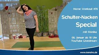 Home-Workout #76: Schulter-Nacken-Special mit Monika | 60 min