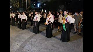 The lively Guozhuang dance at Jinwai Center was led by the Zhuo Rechamu team