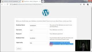 Install Offline WordPress in XAMPP / Localhost