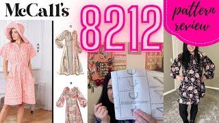 MCCALLS 8212 SEWING PATTERN REVIEW, SEWING A DRESS, DIY SEWING CLOTHES.