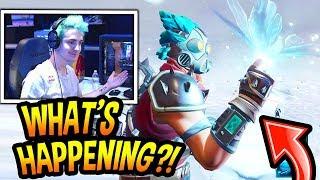 NINJA REACTS TO *NEW* "CUBE EXPLOSION" BUTTERFLY EVENT! (CRAZY!) Fortnite FUNNY Moments