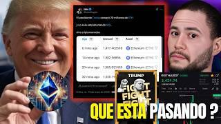 URGENTE  TRUMP ESTA COMPRANDO ETHEREUM - LA VERDAD