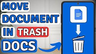 How To Move Delete Document In Trash In Google Docs On iPhone And Android