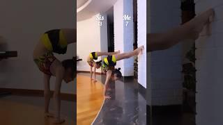 Who did it better? ‍️ @yana.chirkina  #flexibility