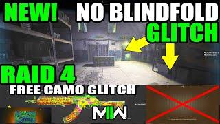 MW2 GLITCH: NEW RAID 4  NO Blindfold GLITCH ALL PLATFORMS !! PROJECTILE CAMO UNLOCK GLITCH MW2 RAID4