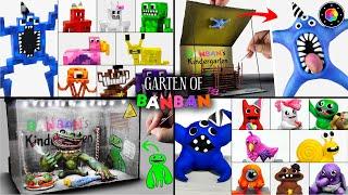 Construyendo TODO GARTEN OF BANBAN con DIORAMAS y ESCULTURAS! Plastilina | PlastiVerse