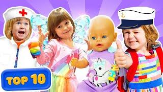 Pretend Play Adventures: Toys, Care, and Fun for Kids | TOP 10 Videos for Kids