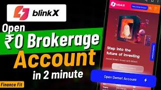 BlinkX me Account Kaise Banaye? | BlinkX Demat Account Opening Process 2024