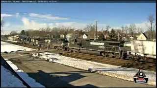 Railstream Railcam Series #45- Chesterton, IN (2/10/15)