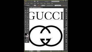 Gucci Logo Design Easy Process #shortvideo #viralvideo #shortvideo #logodesign