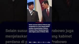 Prabowo Kasih Bocoran soal Waktu Pengumuman Susunan Menteri #shorts #kabinetprabowogibran