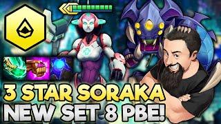 3 Star Soraka - New Set 8 A.D.M.I.N. Trait!! | TFT Monsters Attack | Teamfight Tactics