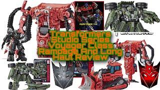 Transformers Studio Series Voyager Class 37 Rampage and 42 Long Haul Review