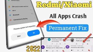redmi/Xiaomi all apps crash permanent fix | hang and autoback problem in miui 13