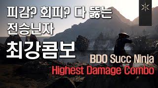 Succ Ninja Combo Guide｜BDO 전승닌자 1대1 콤보 PVP