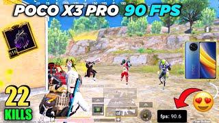 POCO X3 PRO 90 FPS PUBG TEST I POCO X3 PRO PUBG WITH FPS METER | 5 Finger + Full Gyro | Pubg Mobile