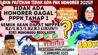 TIDAK ADA HONORER GAGAL PADA PPPK TAHAP 1SEMUA AKAN DAPAT NIPR2,R3 TETAP DPT NIPR2/L,R3/L,R2,R3