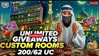 Live Custom Rooms Pubg Mobile 360 Uc Giveaways | Pubg Mobile | DG MOHSIN |