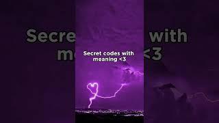 #shorts Secret Codes With Meaning || Aesthetic Edit  || Khushi's Vibe 