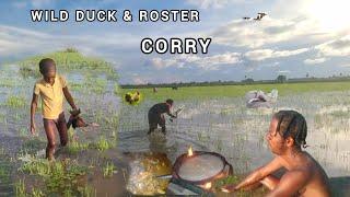 Cooking Wild Duck And Rooster Corry (Beze Hunting)
