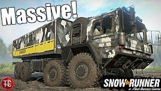 SnowRunner: NEW MASSIVE 8x8 for CONSOLE & PC! MAN-KAT