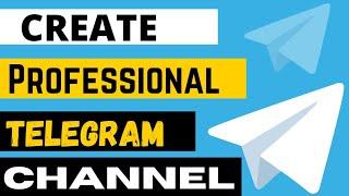 Telegram channel kaise banaye 2021 || How to create telegram channel