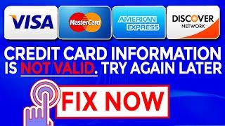  HOW TO FIX INVALID CREDIT CARD PS4 (Best Verified Method )